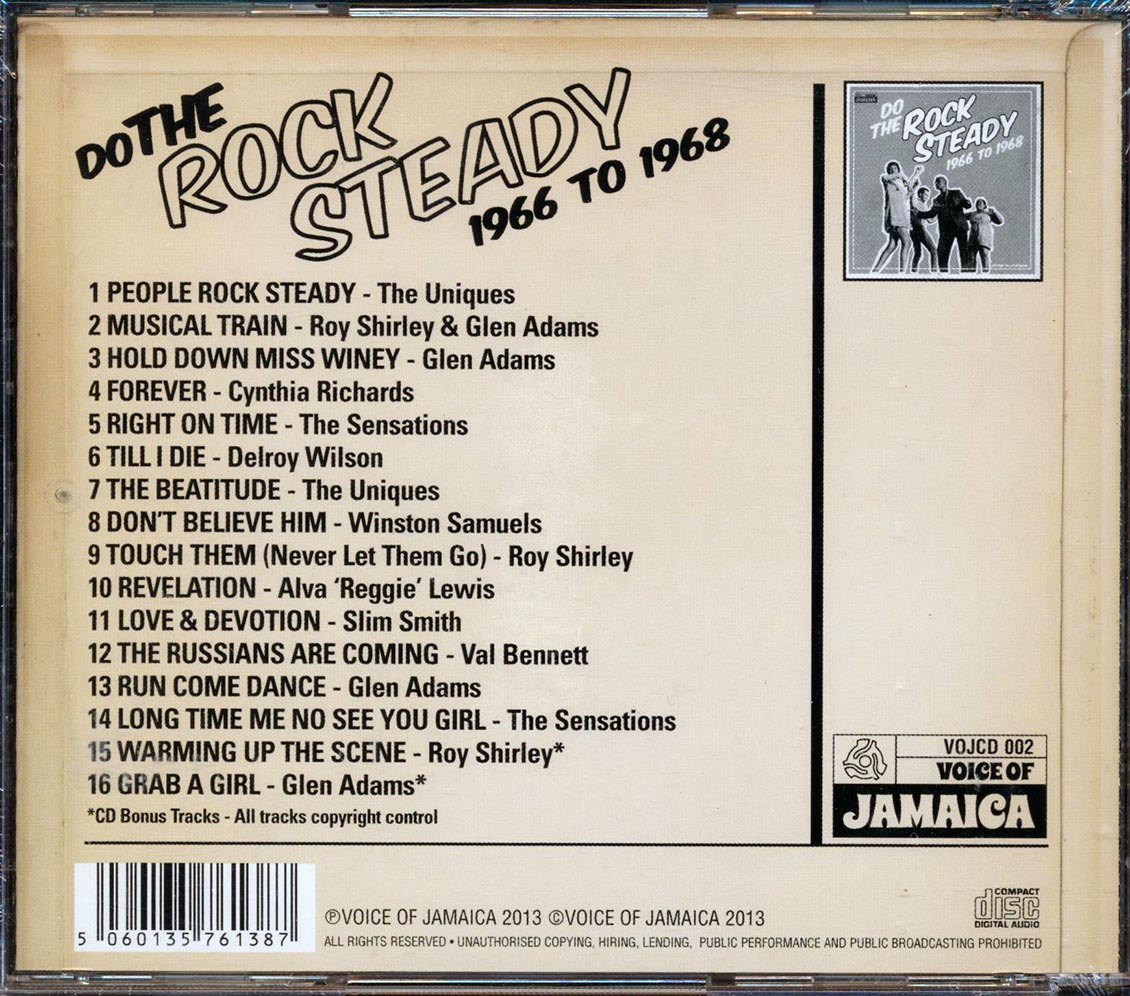 The Uniques, The Sensations, Delroy Wilson, Etc. - Do The Rock Steady: 1966-1968