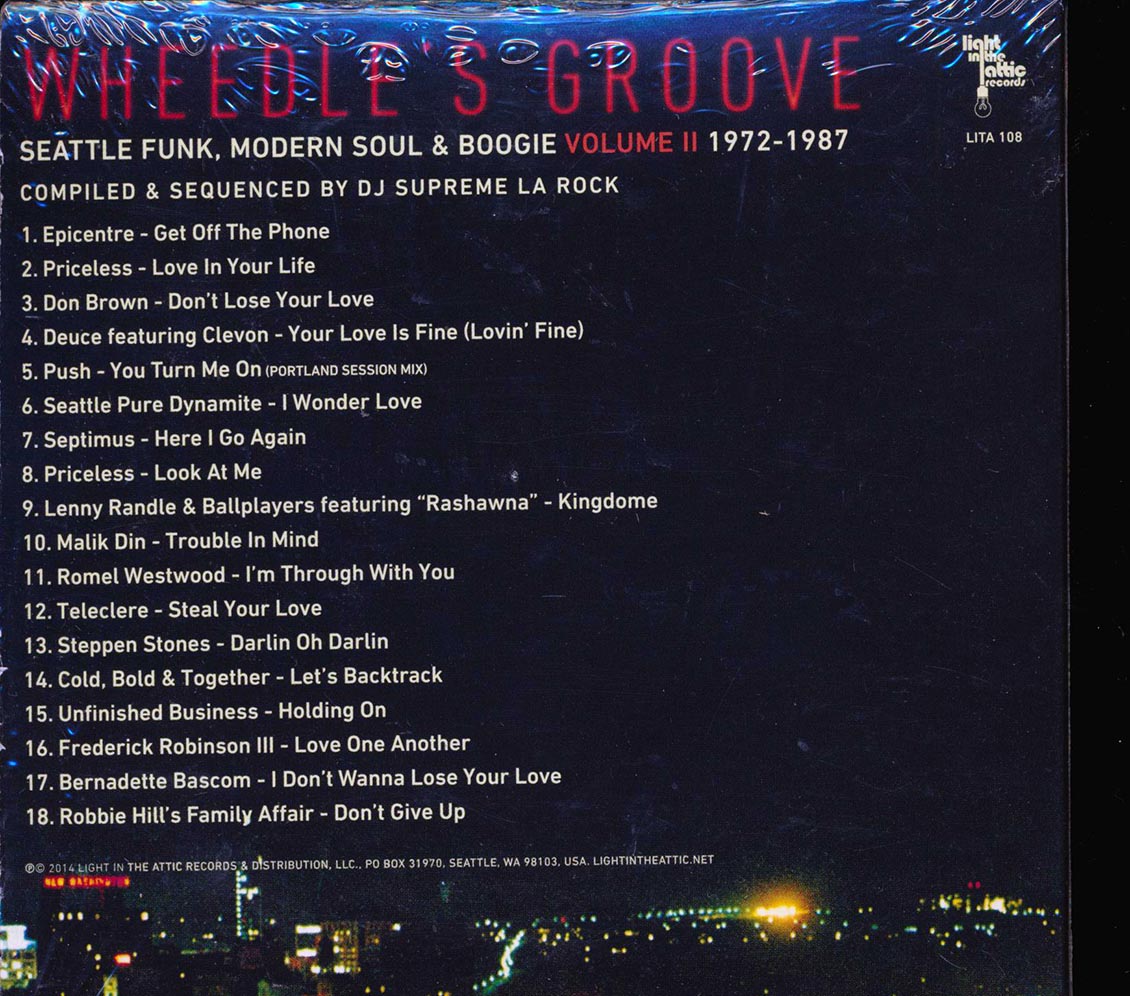 Various - Wheedle's Groove: Seattle Funk, Modern Soul & Boogie Volume 2: 1972-1987