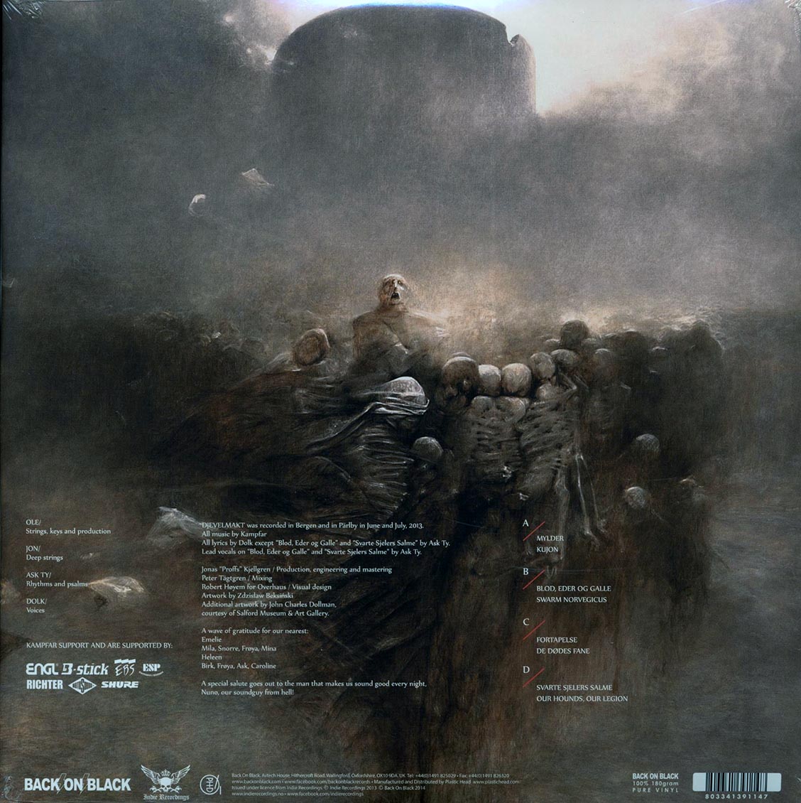 Kampfar - Djevelmakt (2xLP) (180g) (colored vinyl)