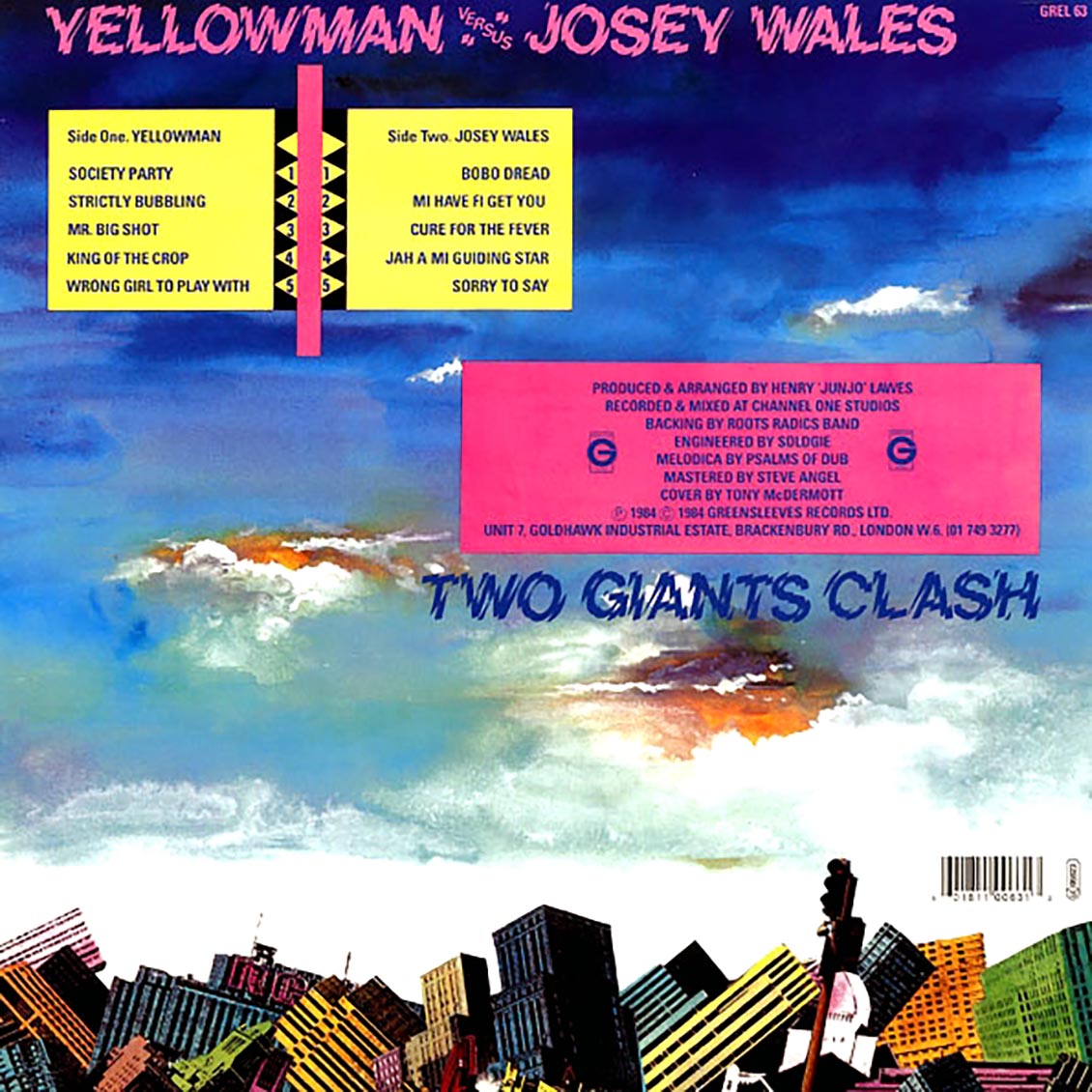 Yellowman, Josey Wales - Two Giants Clash: Yellowman Vs. Josey Wales