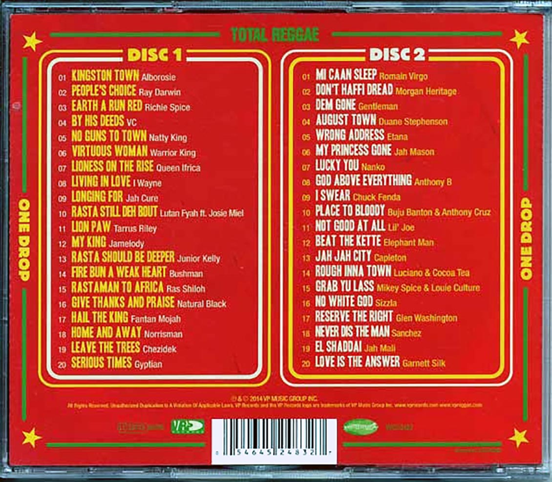 Various - Total Reggae One Drop (40 tracks) (2xCD)