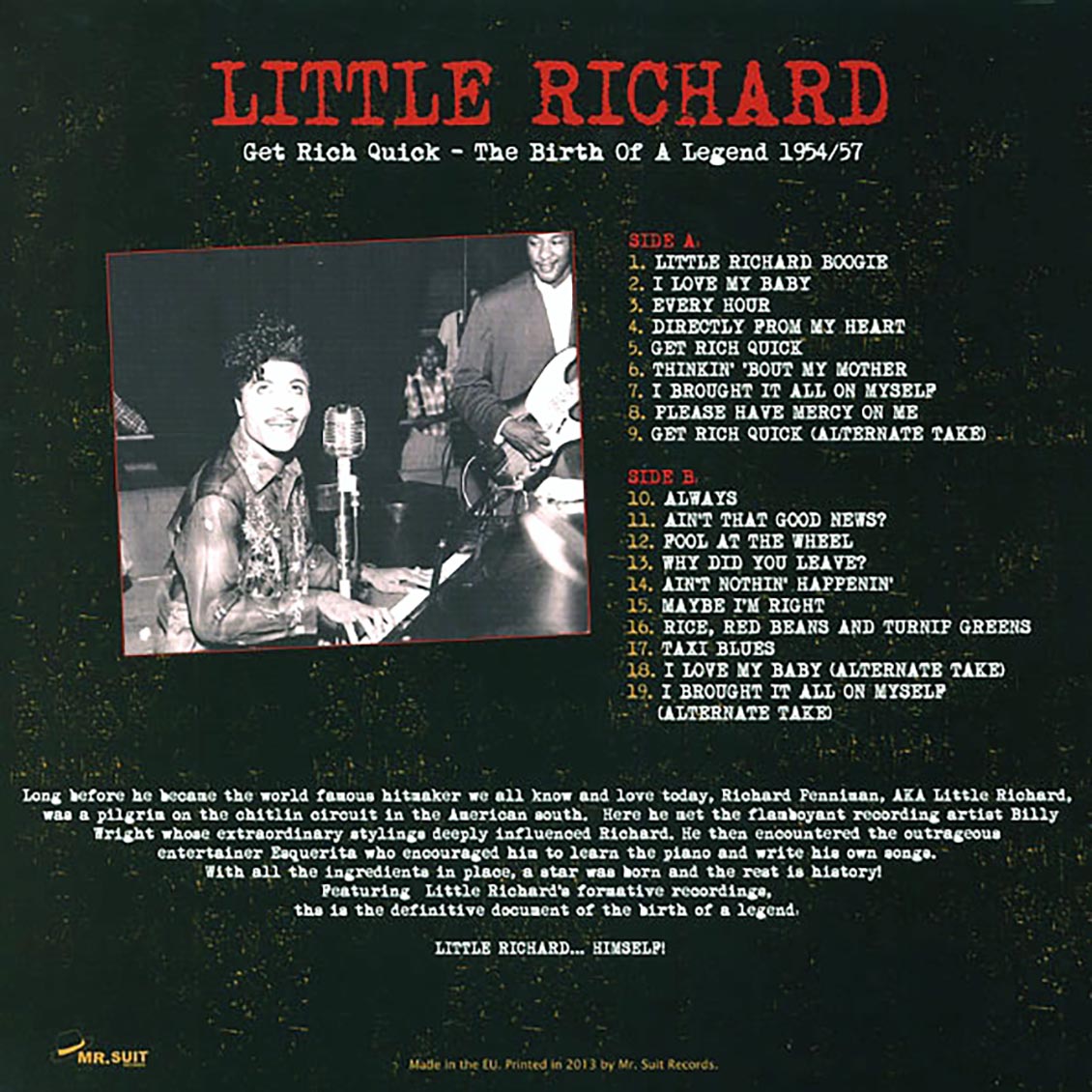 Little Richard - Get Rich Quick: The Birth Of A Legend 1954-1957