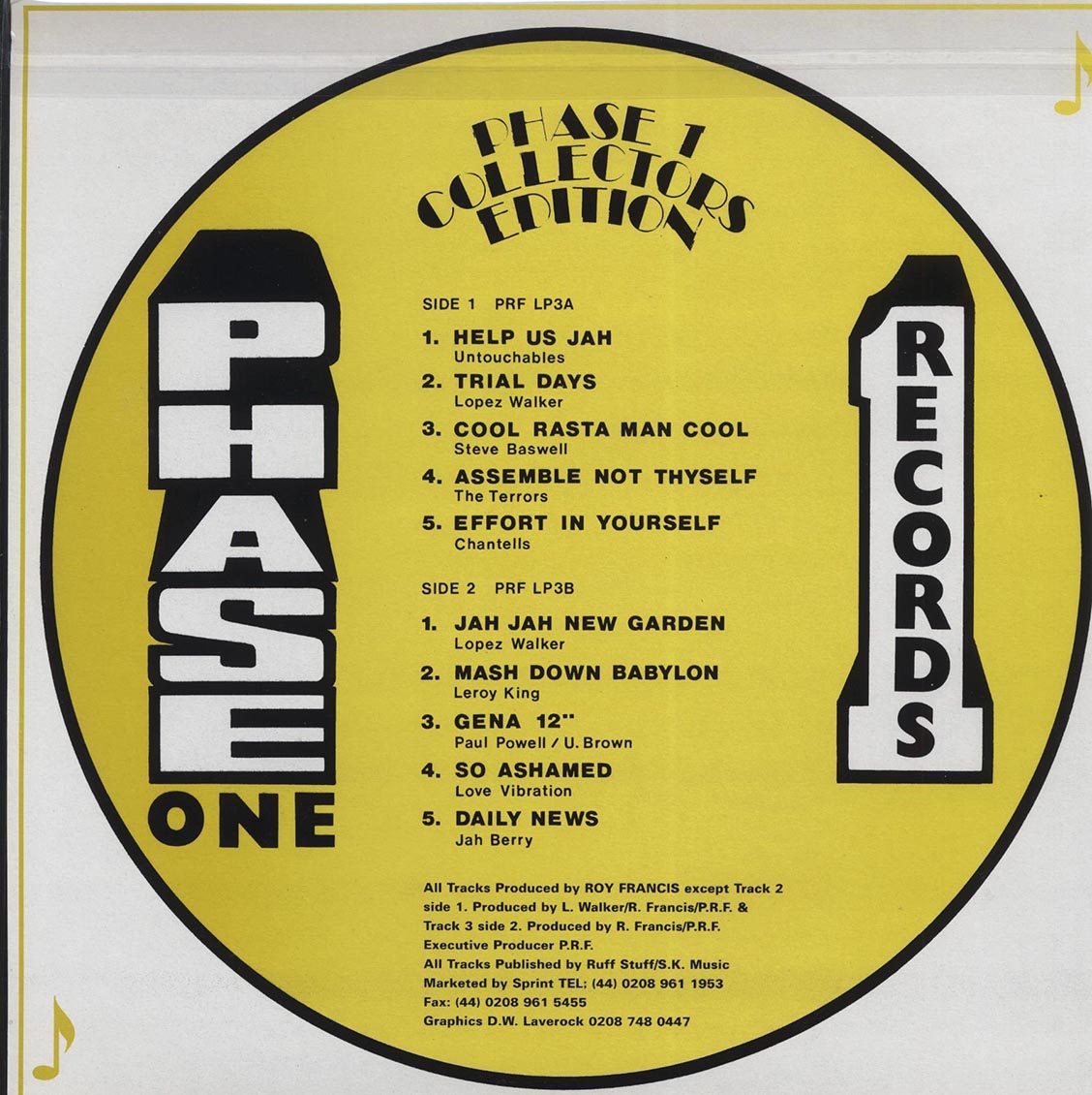 Jah Berry, Steve Baswell, The Chantells, Lopez Walker, Etc. - Phase One Collector's Classics