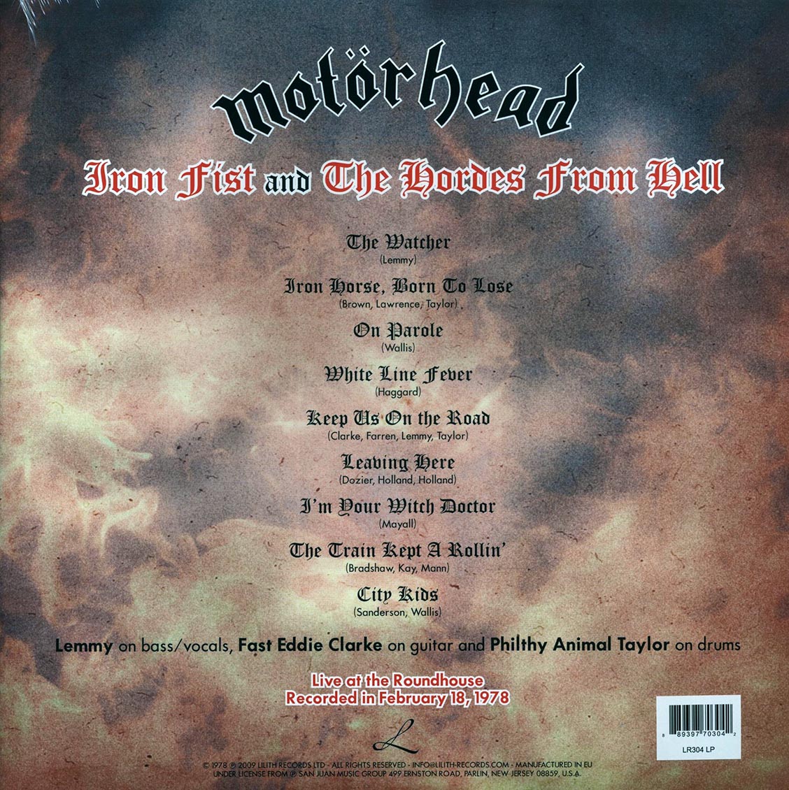 Motorhead - Iron Fist And The Hordes From Hell: Live At The Roundhouse, February 18, 1978