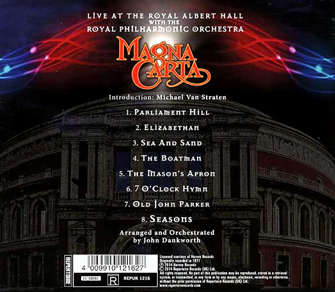 Magna Carta - Live At The Royal Albert Hall With The Royal Philharmonic Orchestra