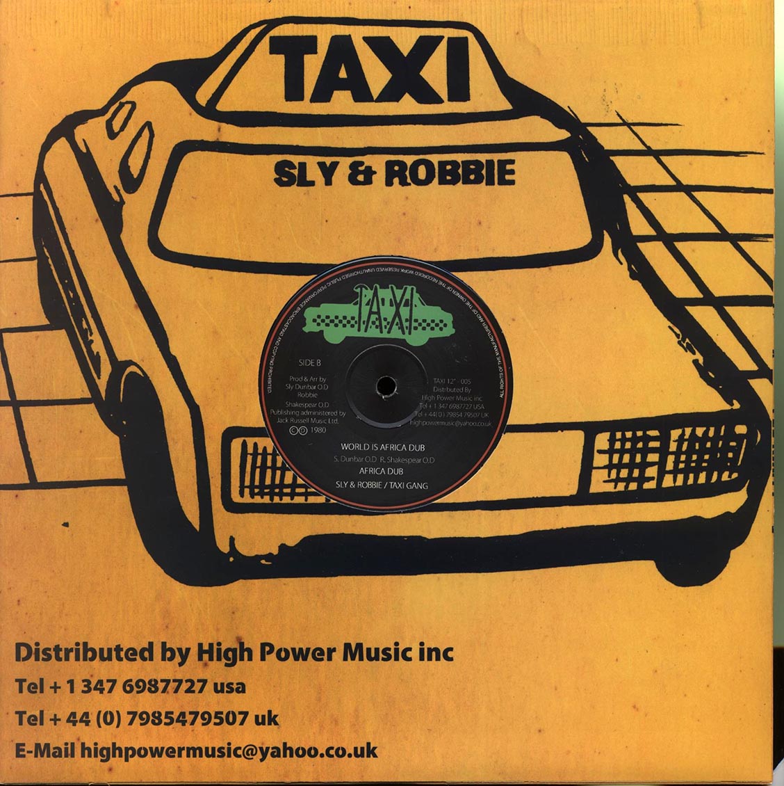 Black Uhuru - World Is Africa  /  Sly & Robbie - World Is Africa Dub; Sly & Robbie - Africa Dub