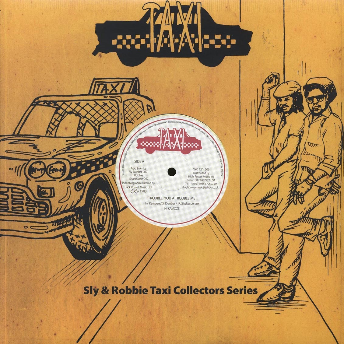 Ini Kamoze - Trouble You A Trouble Me  /  Sly & Robbie - Trouble You A Trouble Me Dub