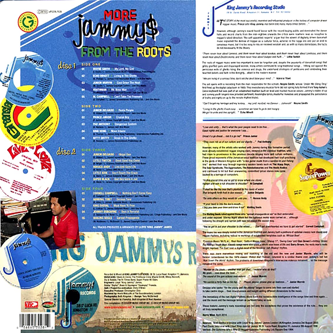 King Kong, Nitty Gritty, Wayne Smith, Johnny Osbourne, Etc. - More Jammys From The Roots (2xLP)
