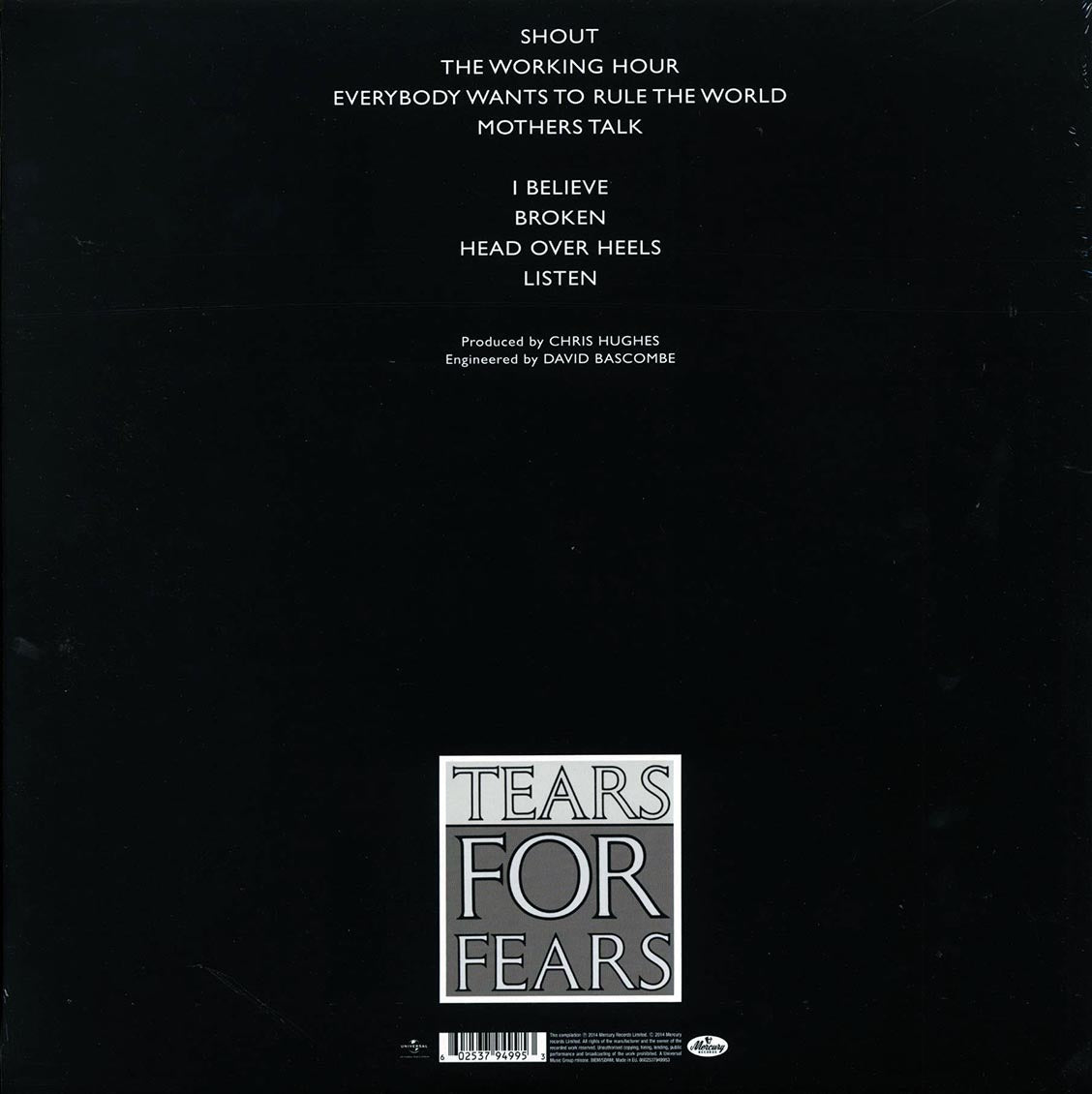 Tears For Fears - Songs From The Big Chair (180g)