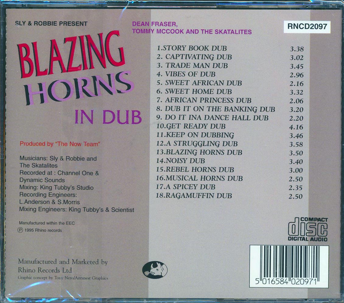 Sly & Robbie - Blazing Horns In Dub