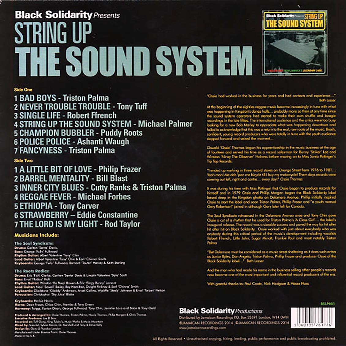 Rod Taylor, Triston Palmer, Ashanti Waugh, Etc. - String Up The Sound System (180g)