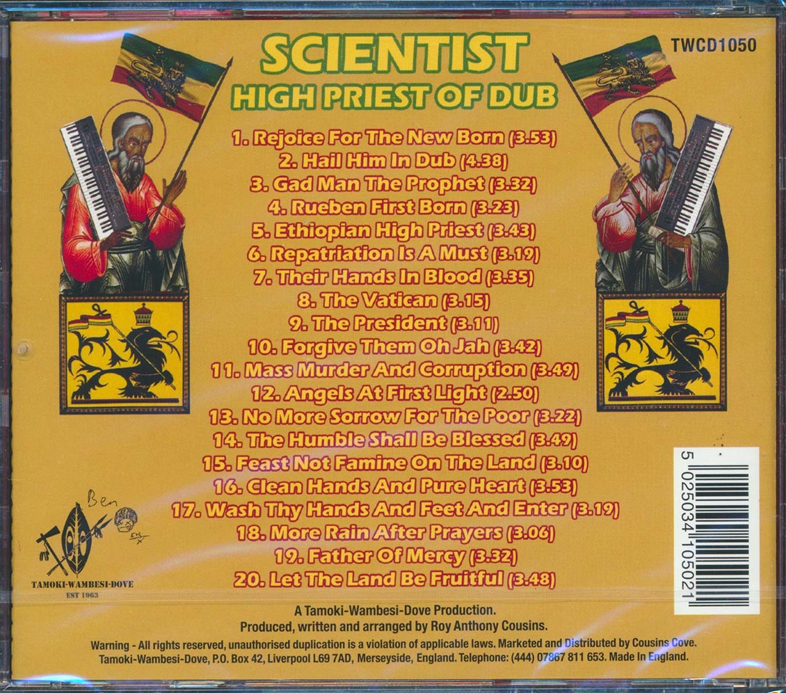 Scientist - High Priest Of Dub (With 10 Bonus Tracks) (20 tracks)