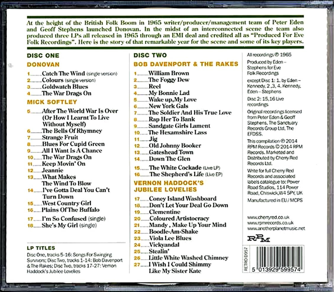 Various - The Eve Folk Recordings (45 tracks) (2xCD)