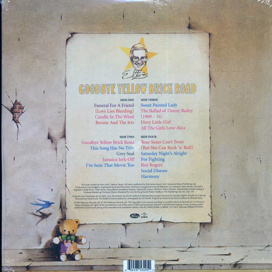 Elton John - Goodbye Yellow Brick Road (2xLP) (180g) (remastered) (audiophile)