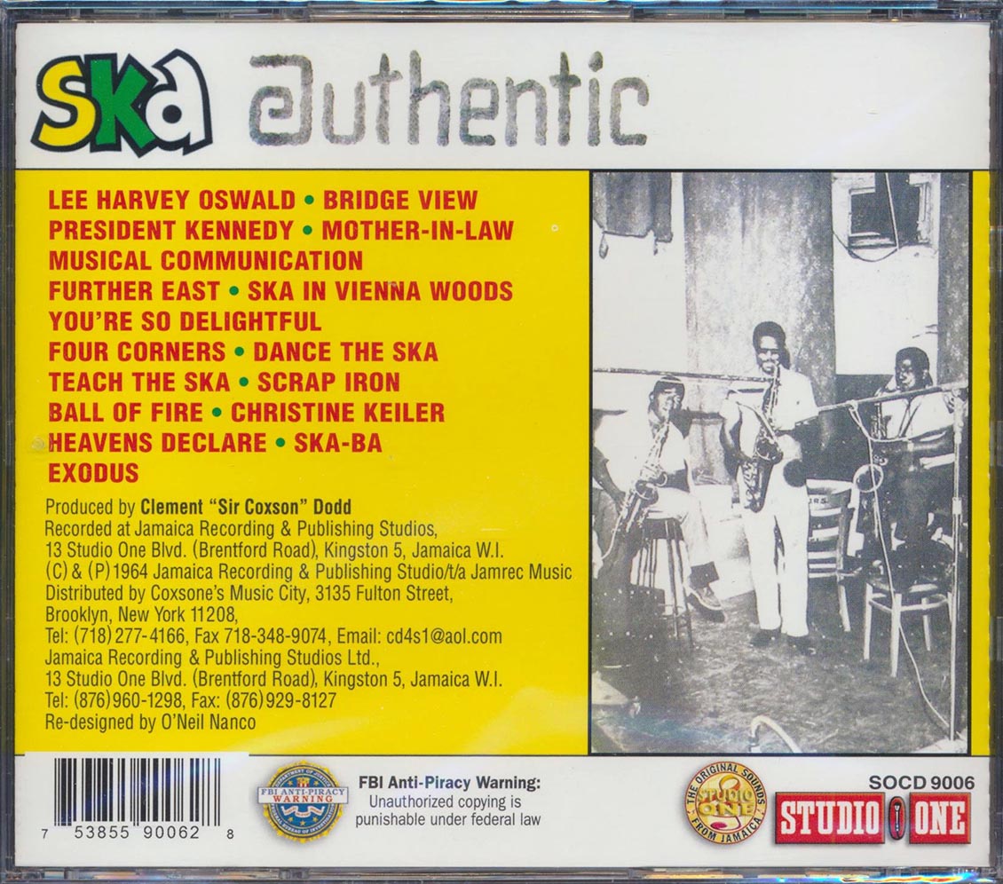 The Skatalites - Ska Authentic Volume 1