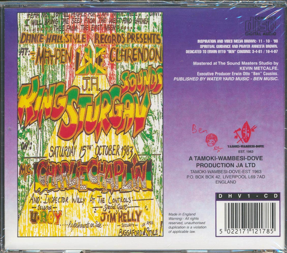 Charlie Chaplin - King Sturgav Sound: Live At Clarendon (25 tracks)