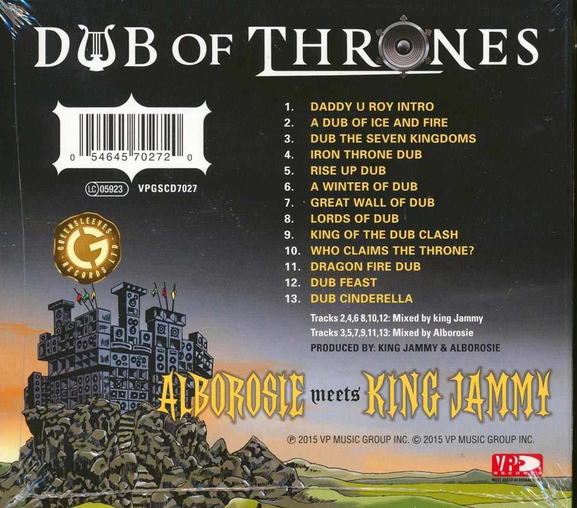 Alborosie, King Jammy - Dub Of Thrones: Alborosie Meets King Jammy