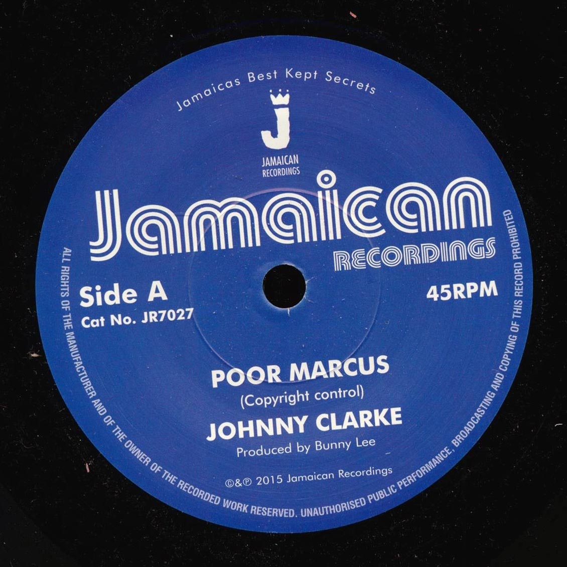 Johnny Clarke - Poor Marcus  /  King Tubby - Version