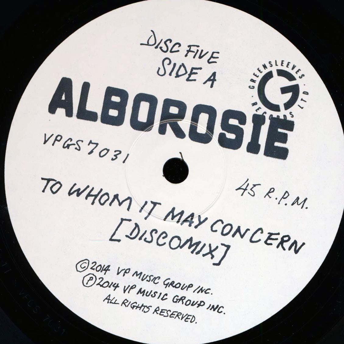 Alborosie - To Whom It May Concern (Extended Mix)  /  Alborosie - Shut Your Mouth (Extended Mix)