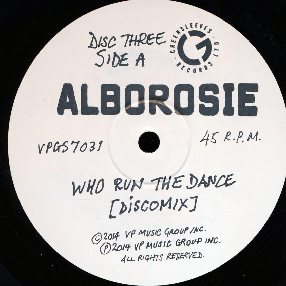 Alborosie - Who Run The Dance (Extended Mix)  /  Alborosie - Positiveness (Extended Mix)