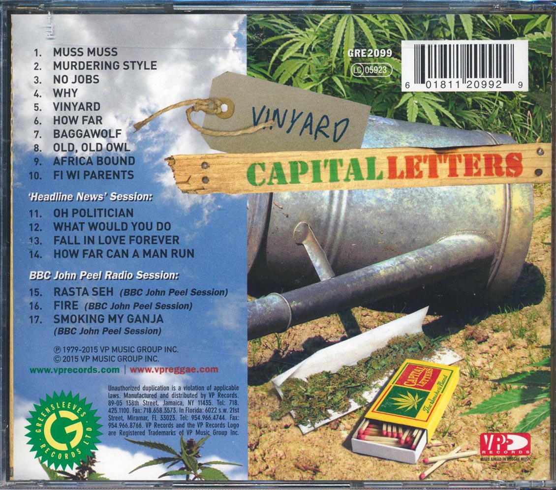 Capital Letters - Vineyard