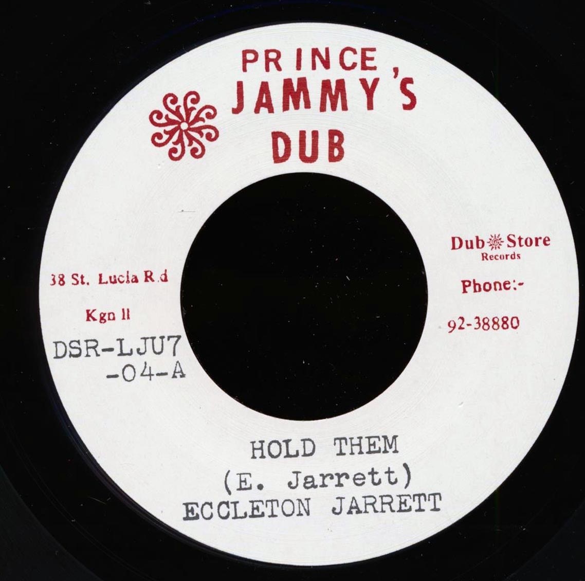 Eccleton Jarrett - Hold Them  /  Super Power Band - Hold Them Version (Japan)