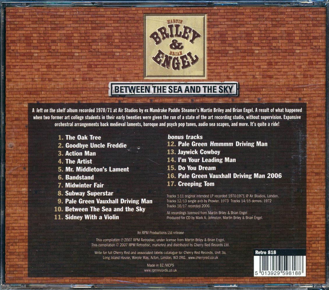 Martin Briley, Brian Engel - Between The Sea And The Sky