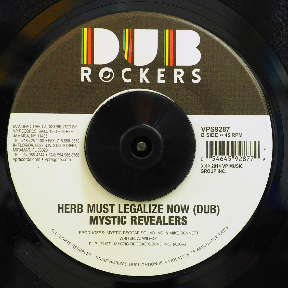 Mystic Revealers, Chronixx - Herb Must Legalize Now  /  Version