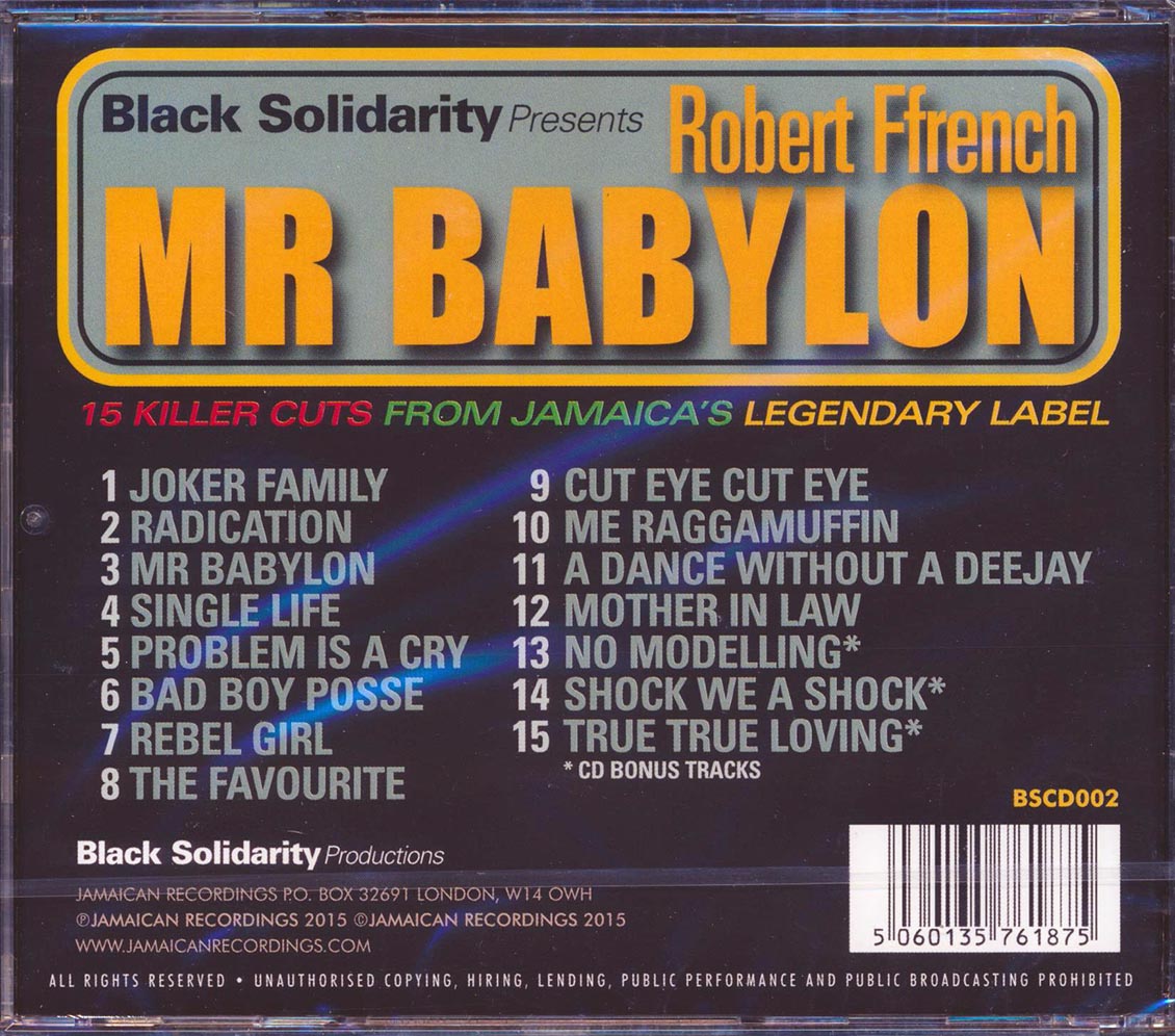 Robert Ffrench - Mr. Babylon