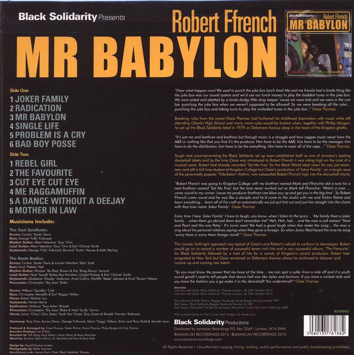 Robert Ffrench - Mr. Babylon (180g)