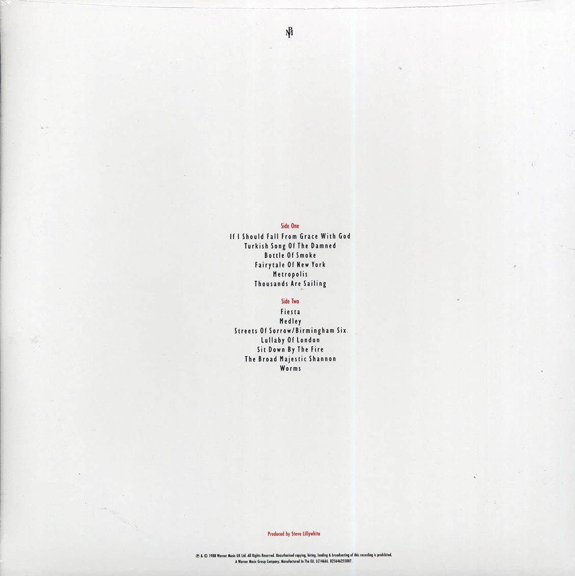 The Pogues - If I Should Fall From Grace With God (180g)