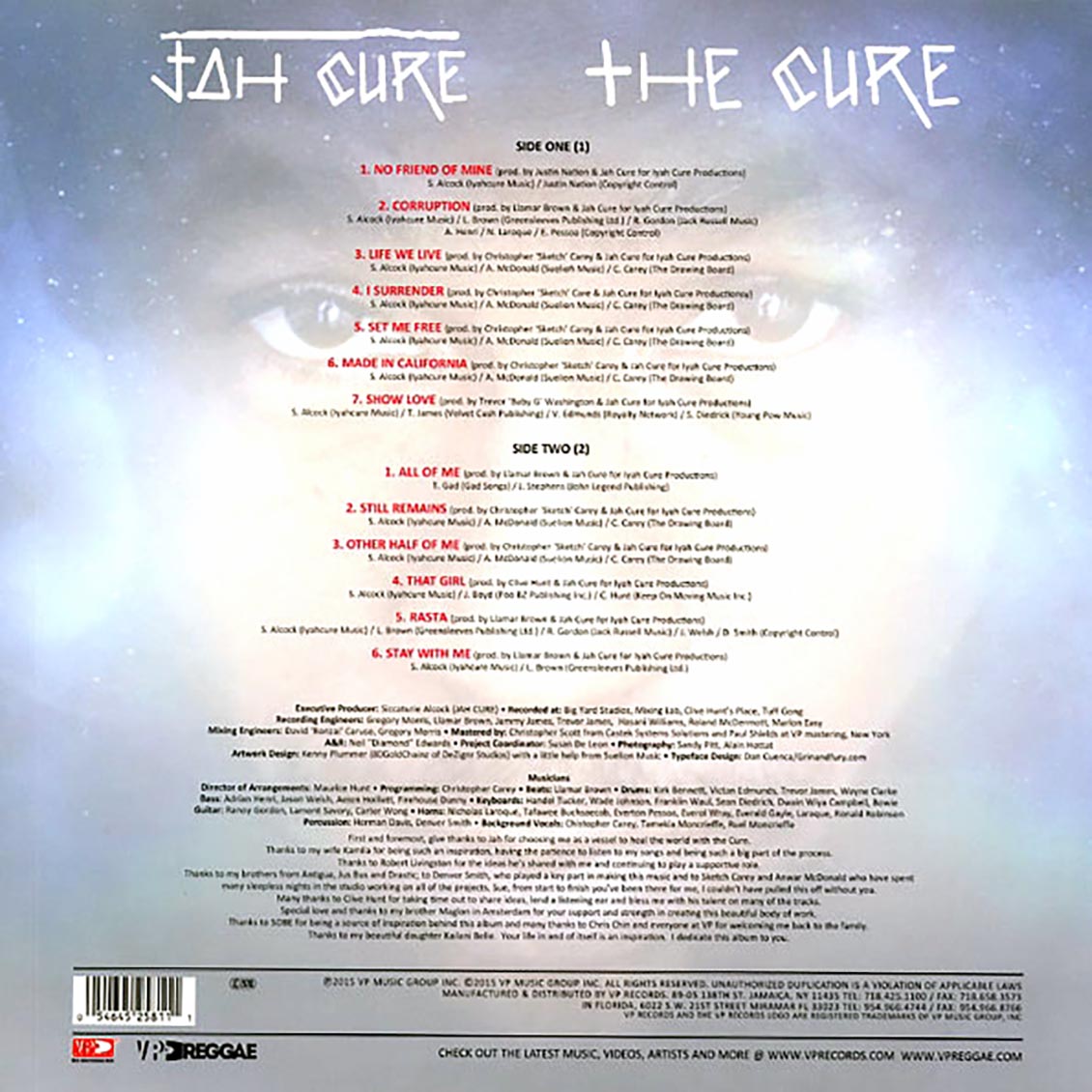 Jah Cure - The Cure (colored vinyl)