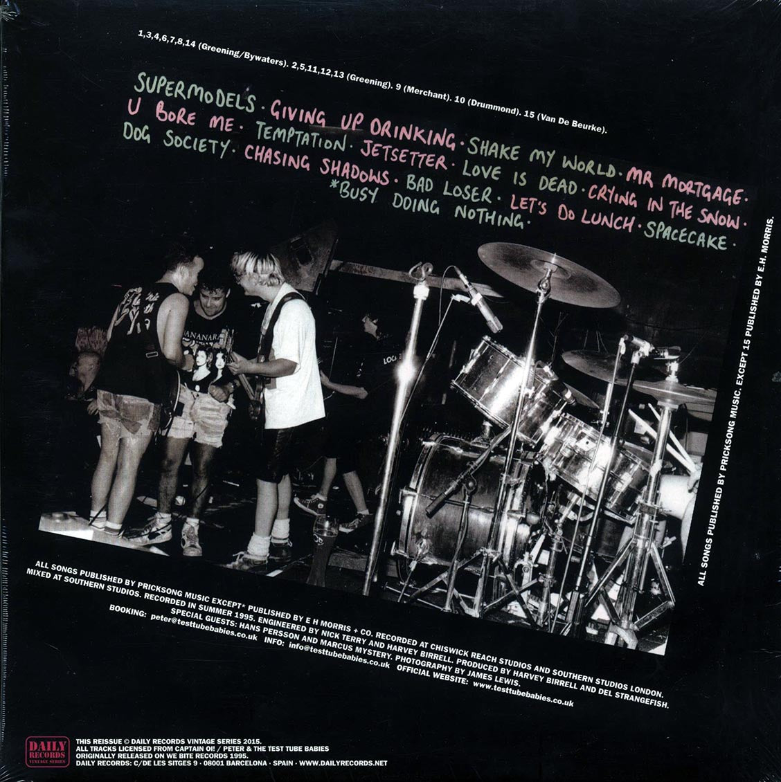 Peter & The Test Tube Babies - Supermodels