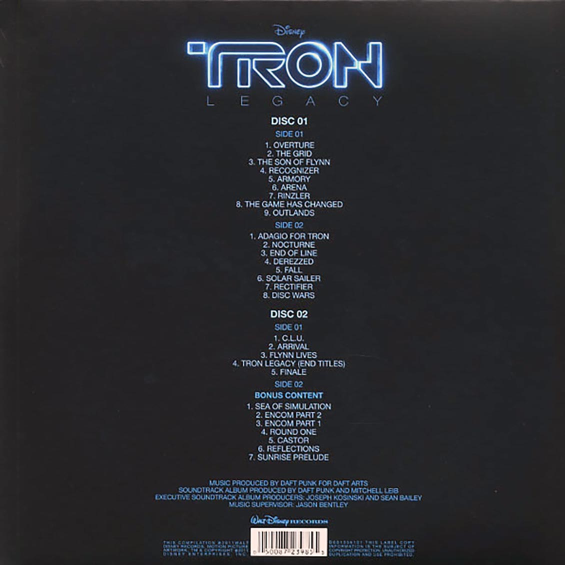 Daft Punk - Tron Legacy: Original Motion Picture Soundtrack (2xLP) (180g)
