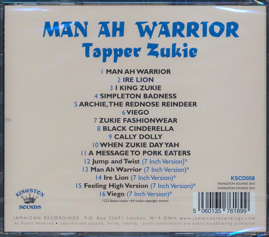 Tappa Zukie - Man Ah Warrior