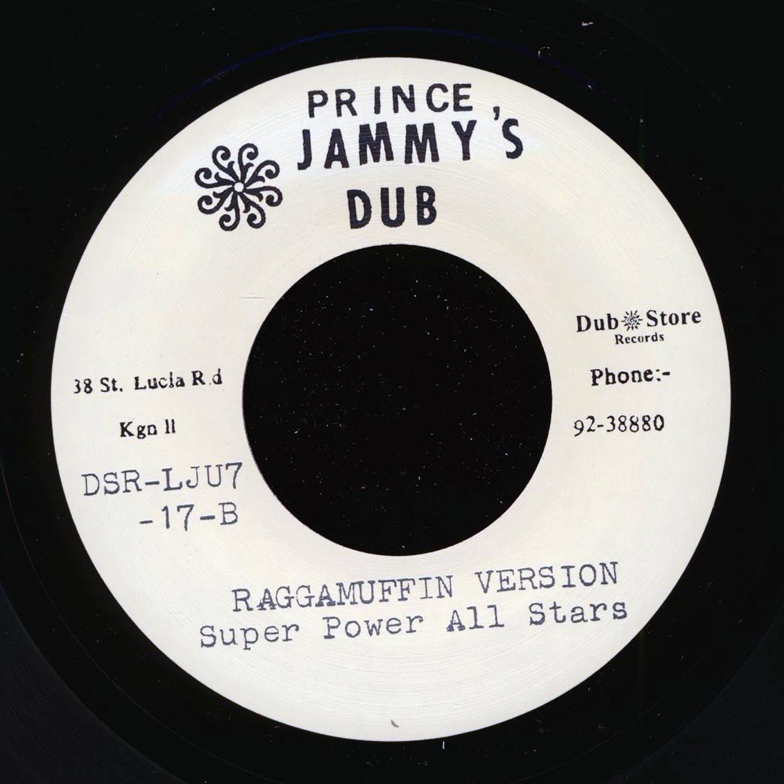 Prince Junior - Raggamuffin  /  Super Power All Stars - Version (Japan) (Japan press)