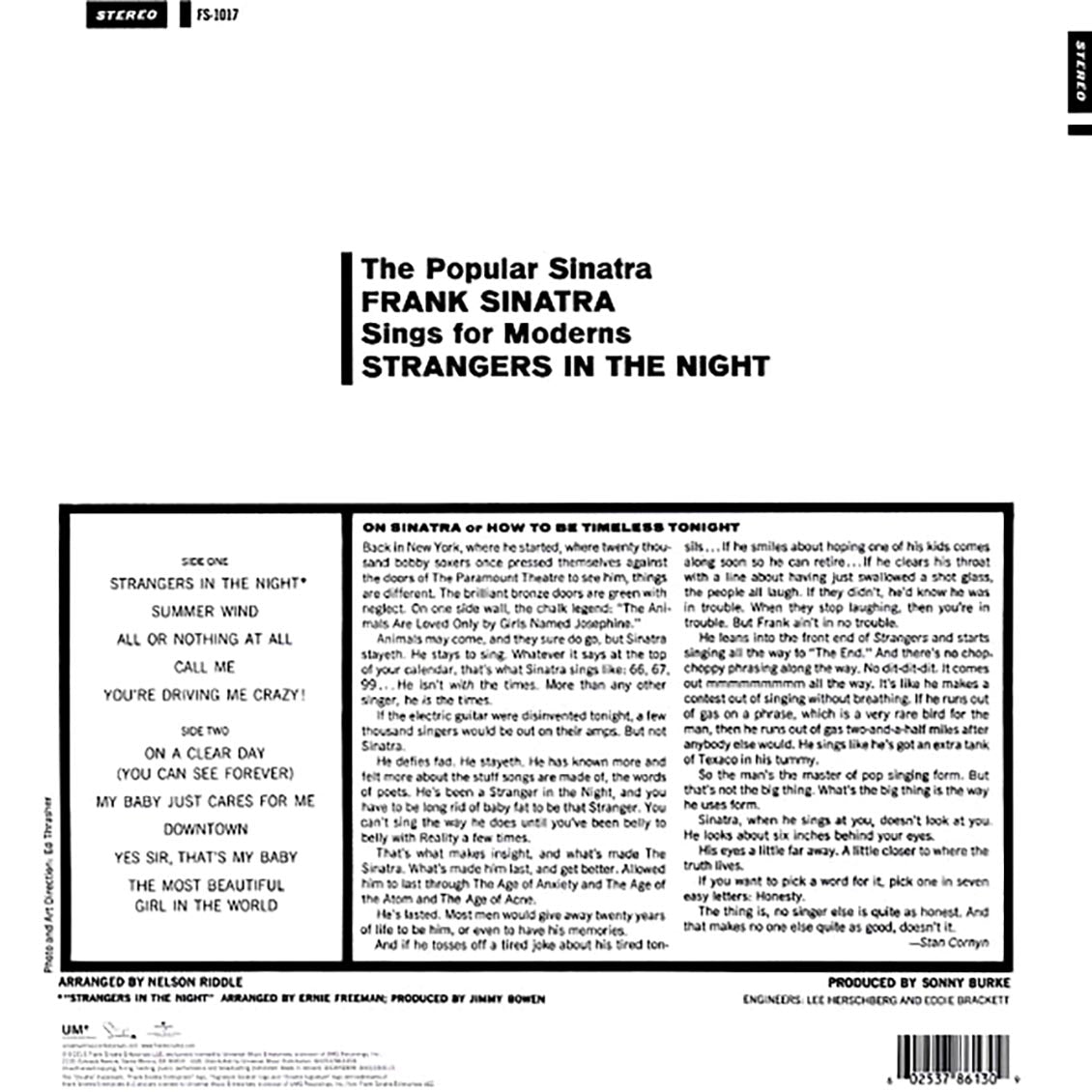 Frank Sinatra - Strangers In The Night (180g)