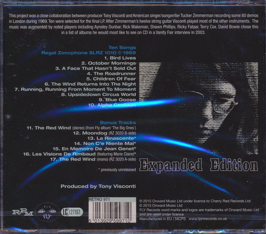 Tucker Zimmerman - Ten Songs By Tucker Zimmerman (expanded edition)