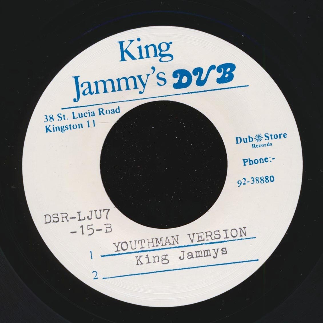 Leroy Brown - Youthman  /  King Jammy - Version (rhythm: "Wicked Can't Run Away/Green Bay") (Japan) (Japan press)