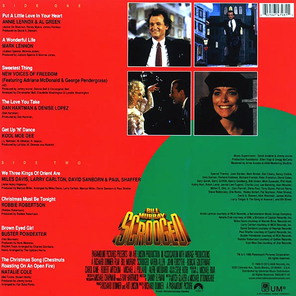 Bill Murray - Scrooged: Original Motion Picture Soundtrack