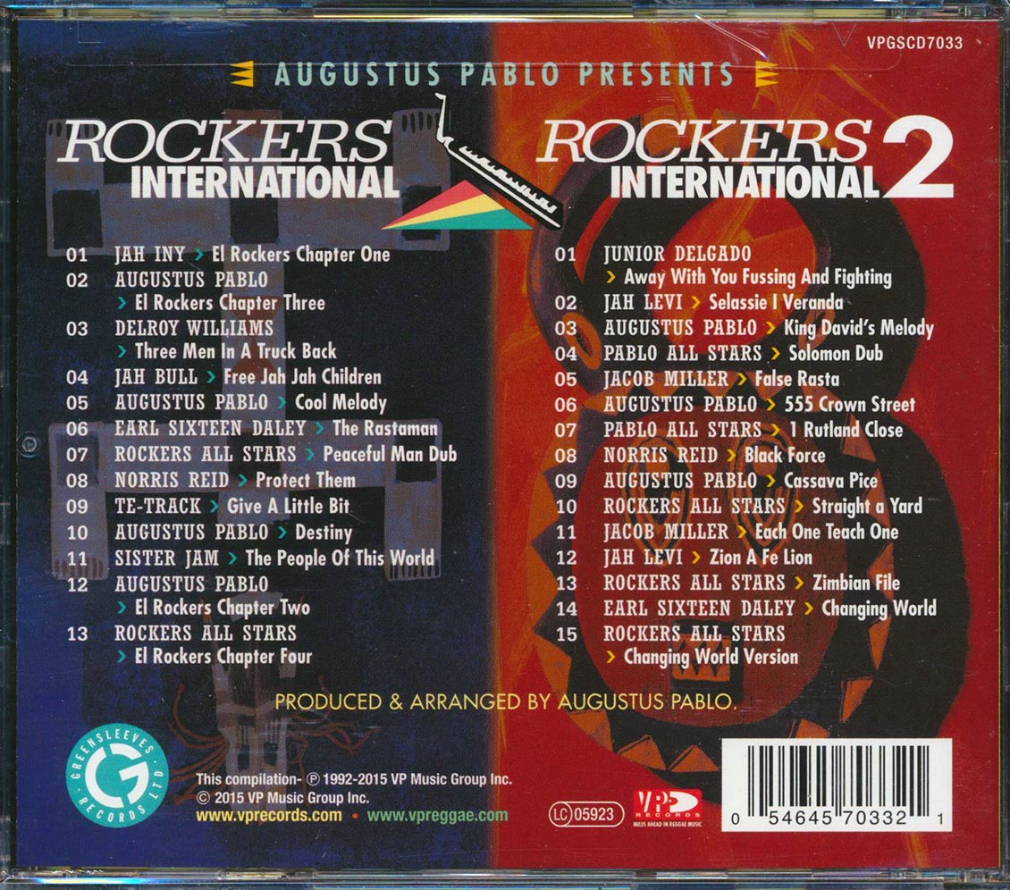 Augustus Pablo, Jacob Miller, Hugh Mundell, Etc. - Rockers International 1 + Rockers International 2 (2xCD)