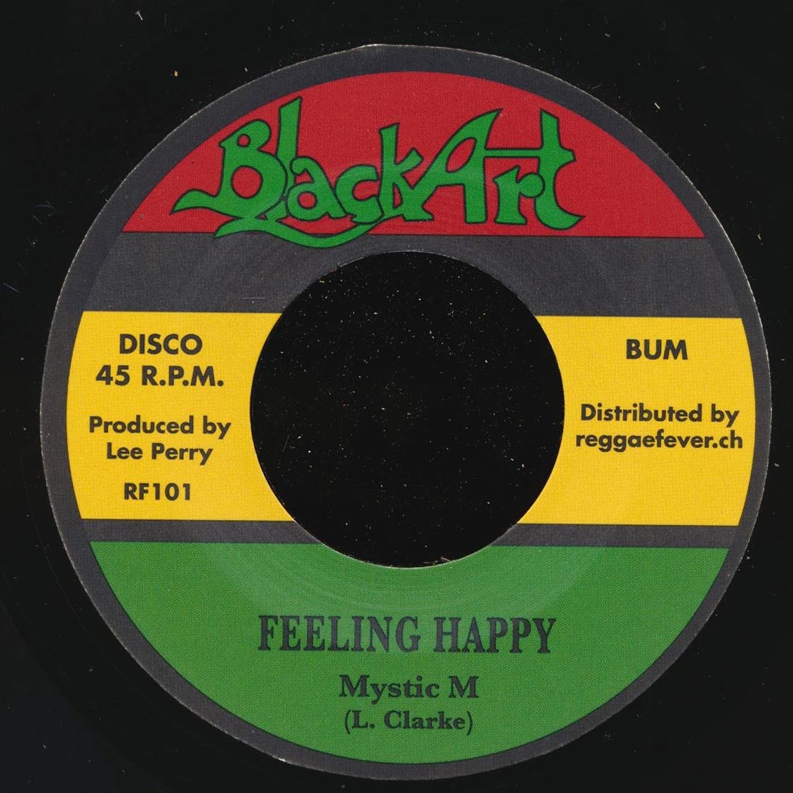 Mystic M - Feeling Happy  /  The Upsetters - Version (France press)