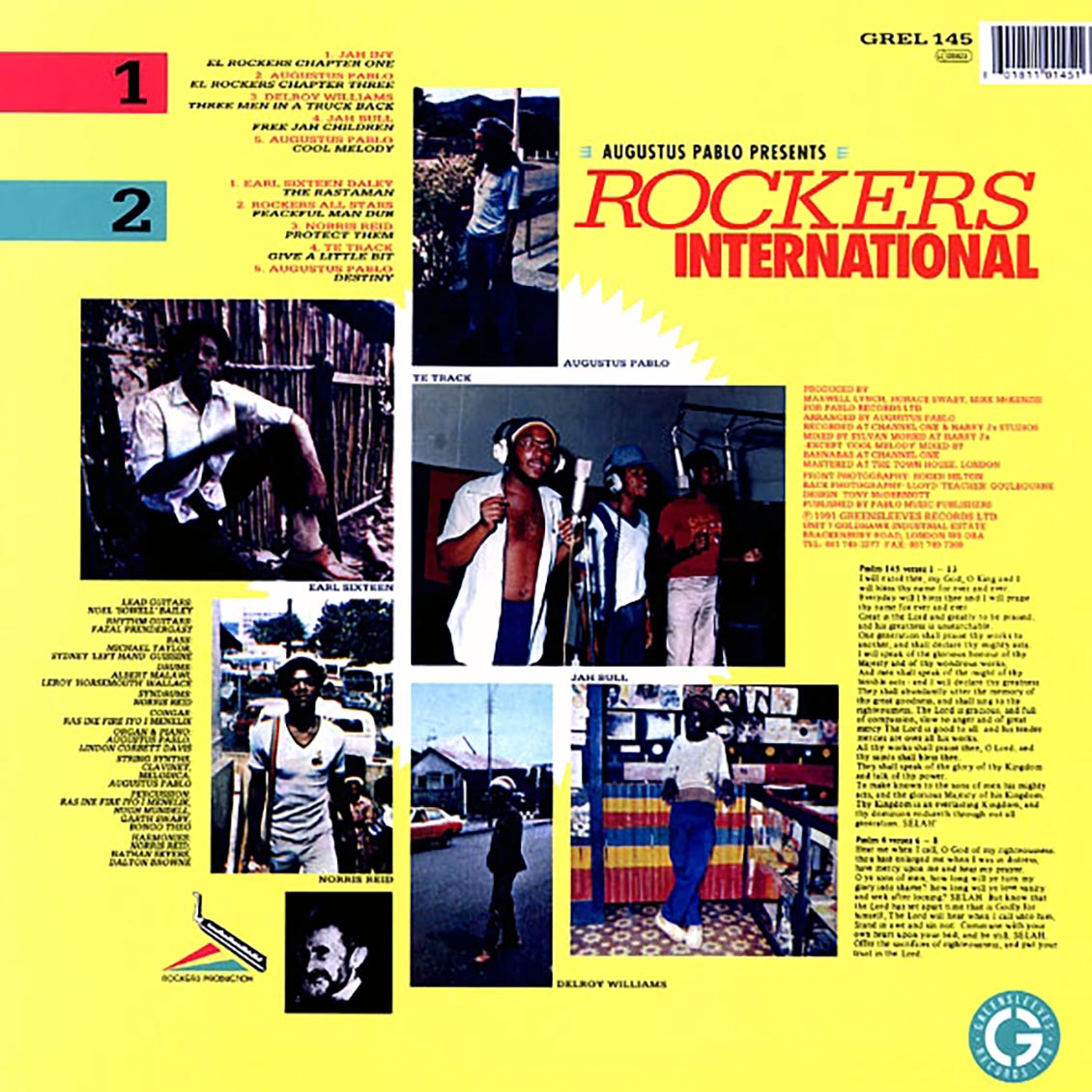 Augustus Pablo, Delroy Williams, Tetrack, Etc. - Rockers International 1