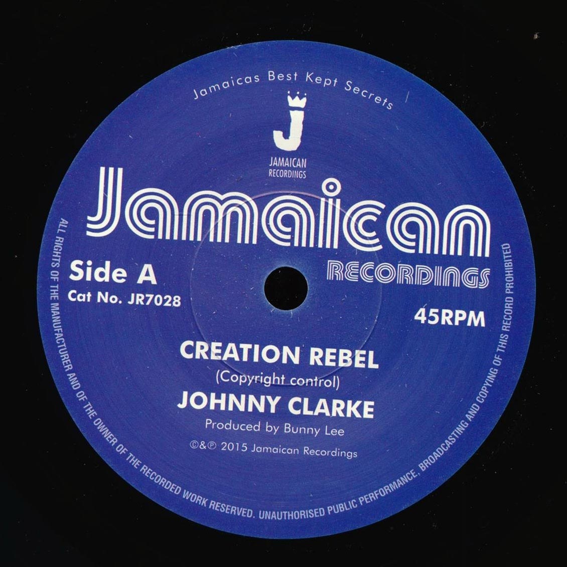 Johnny Clarke - Creation Rebel  /  Version (UK press)