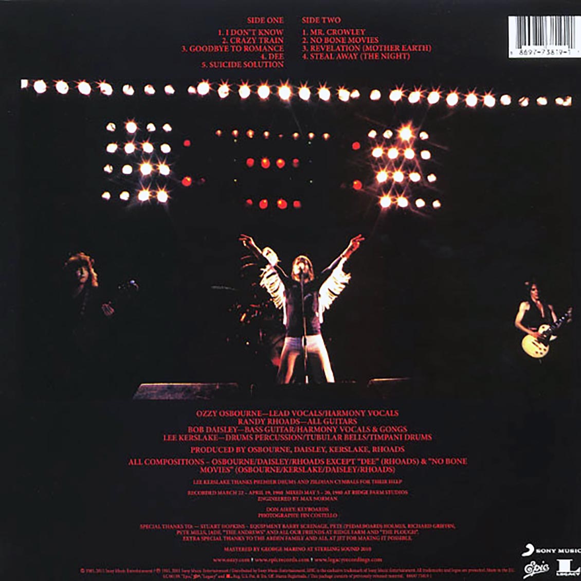 Ozzy Osbourne - Blizzard Of Ozz (180g)