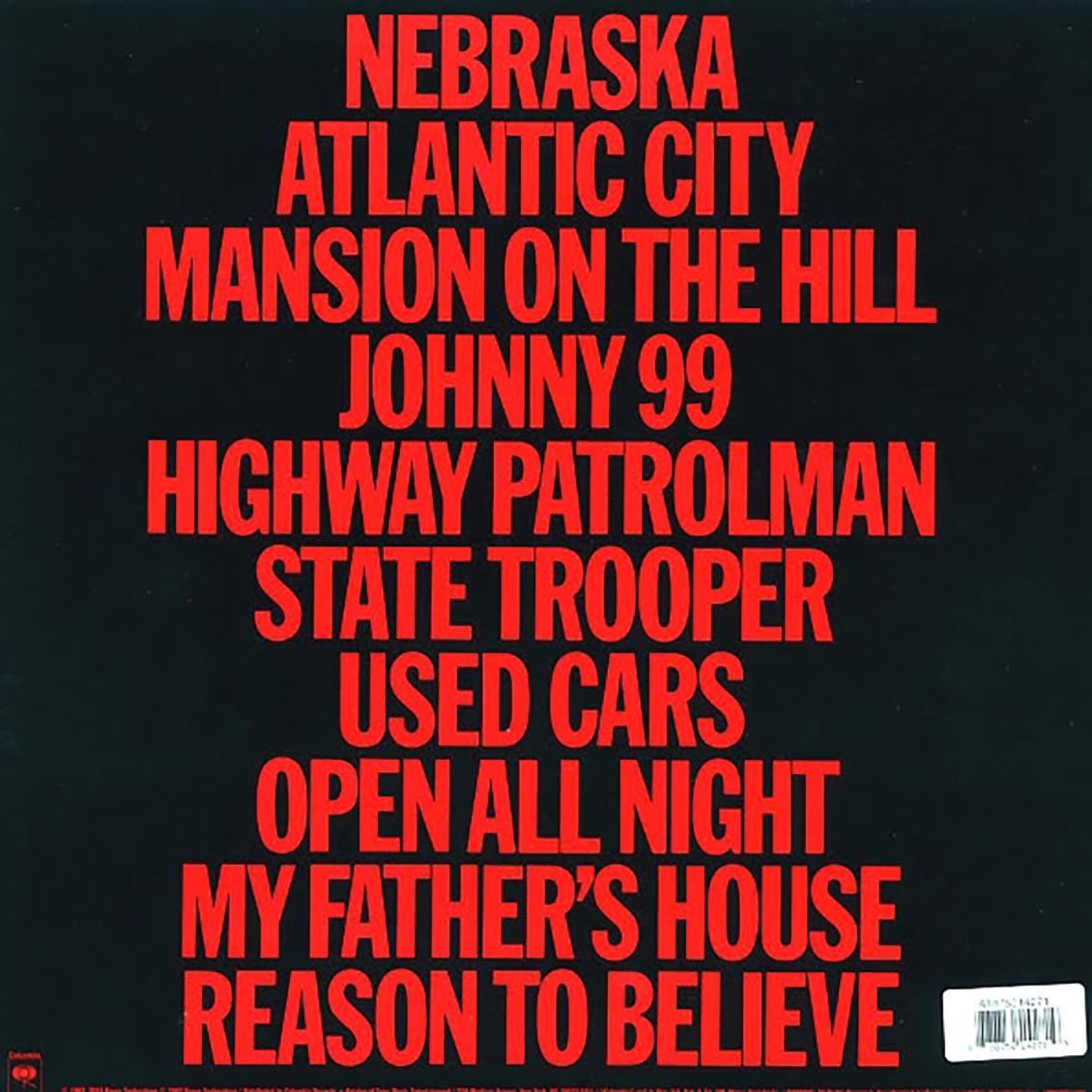 Bruce Springsteen - Nebraska (incl. mp3) (180g) (audiophile)