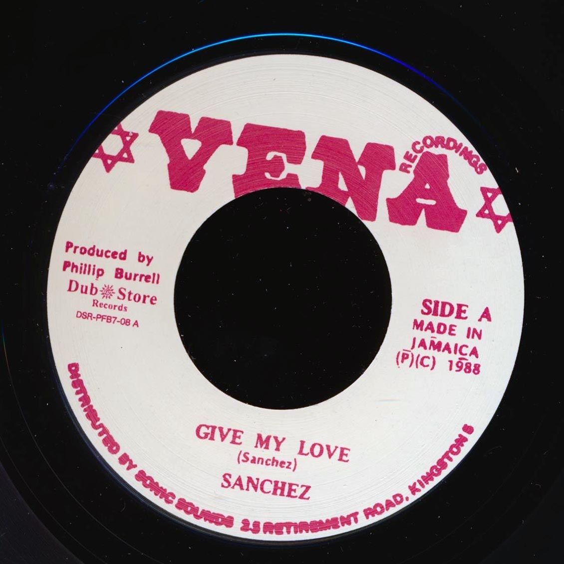 Sanchez - Give My Love  /  Version (Japan) (Japan press)
