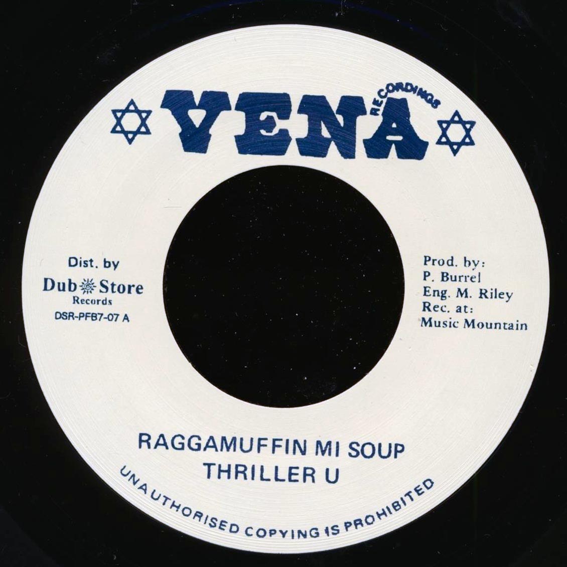 Thriller U - Raggamuffin Mi Soup  /  Version (rhythm: "Tonight / Turn On The Heat") (Japan) (Japan press)