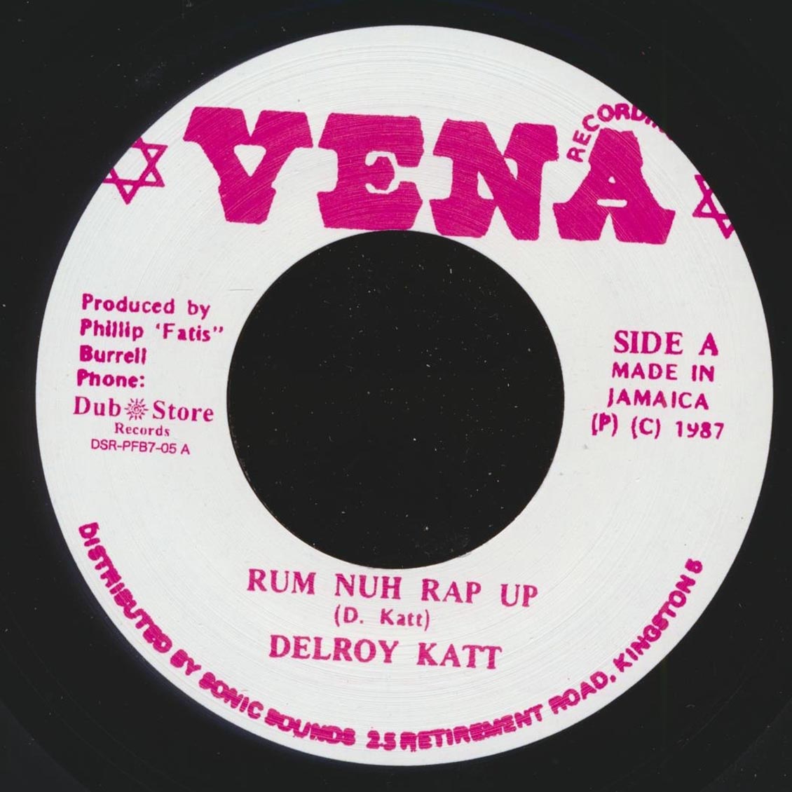 Delroy Katt - Rum Nuh Rap Up  /  Version (Japan) (Japan press)