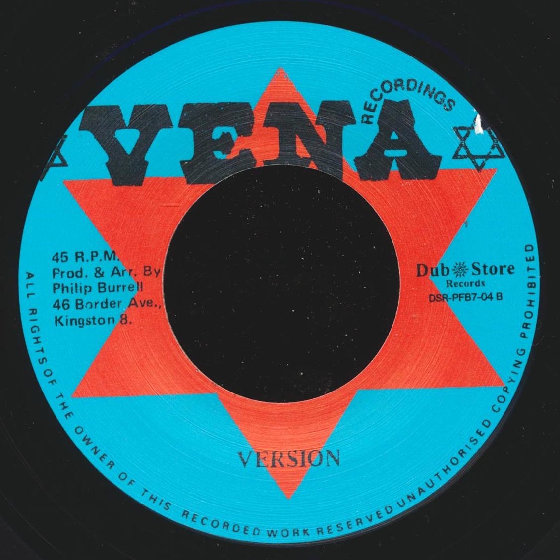 Daddy Freddy - Bad Boy A Street  /  Version (Japan) (Japan press)